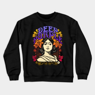 deep purple band art Crewneck Sweatshirt